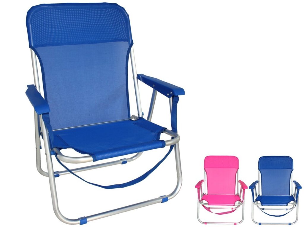 [142045] SILLA ALUMINIO TEXT 2 SURTIDOS 40 X 56 X 70 CM