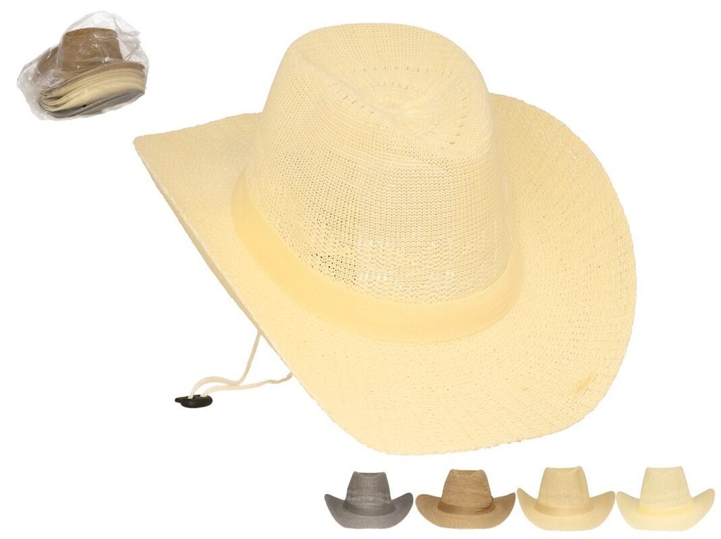 [142055] SOMBRERO TEXAS 4 SURTIDOS 38 CM