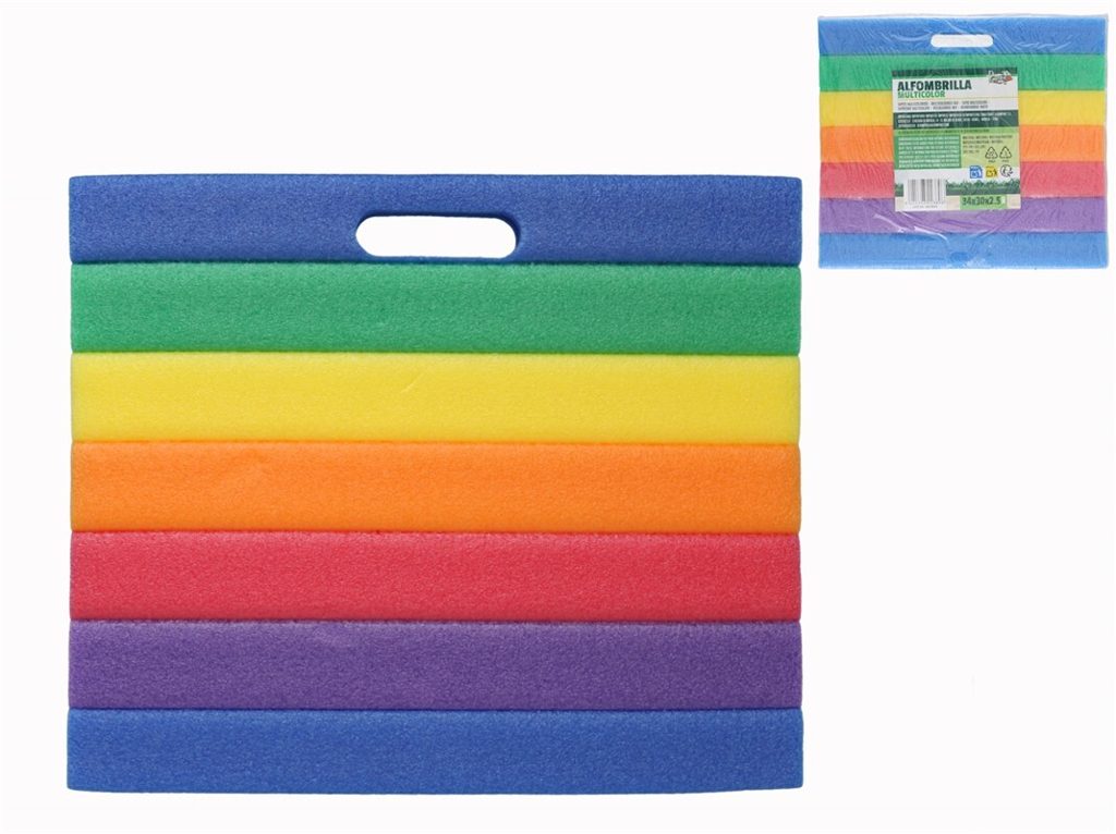 [142116] ALFOMBRILLA MULTICOLOR 34 X 30 X 2.5 CM