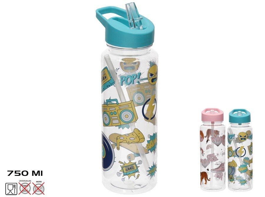 [142170] BOTELLA DECORADA NALA 2 SURTIDOS 750 ML