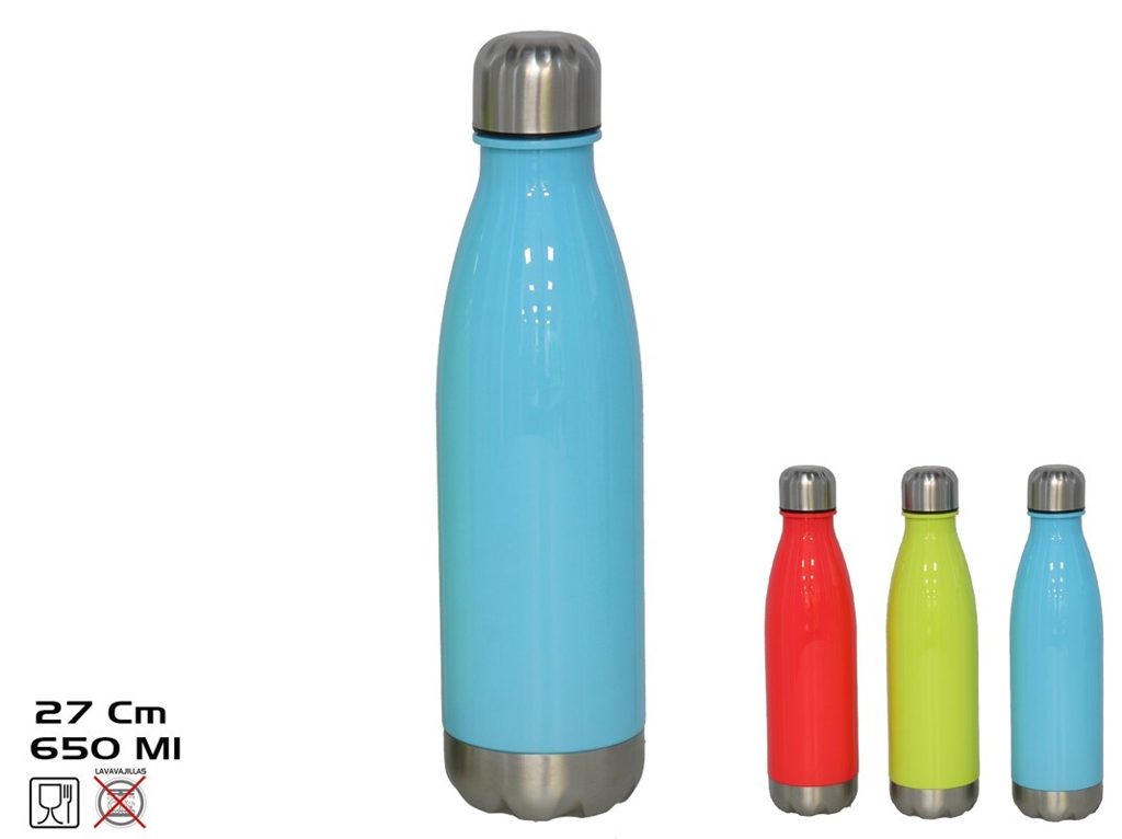 [142172] BOTELLA MISHA 3 COLORES 650 ML