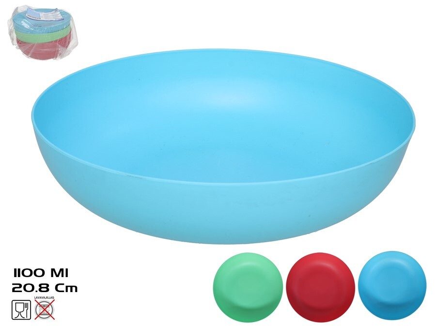 [142190] BOWL SUMMER REUTILIZABLE 3 SURTIDO 20 CM