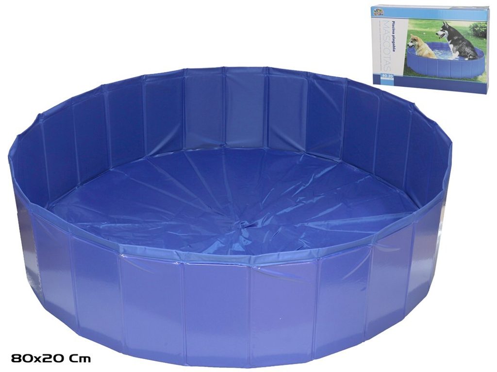 [142222] PISCINA MASCOTAS PLEGABLE 80 X 20 CM