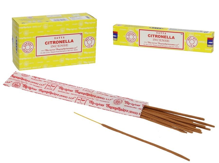 [142240] INCIENSO STICKS CITRONELA 15 GRS 12 UDS