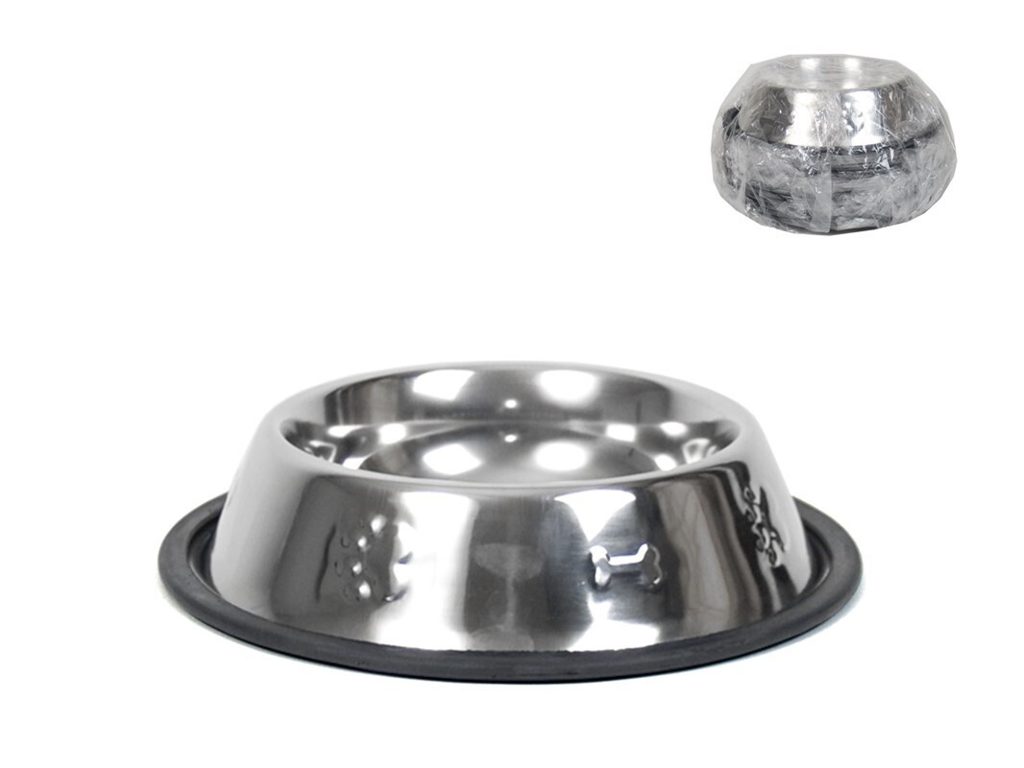 [102286] COMEDERO PERRO ACERO 21 CM