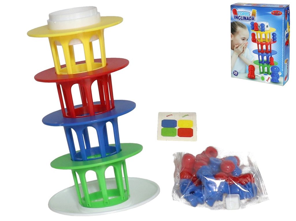 [141162] JUEGO TORRE INCLINADA 25 PZAS
