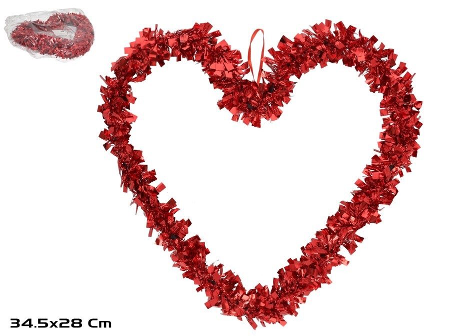 [141206] CORONA ESPUMILLON CORAZON 34.5 X 28 CM