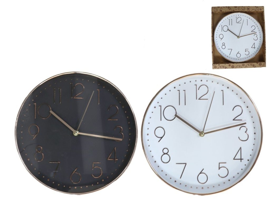 [117856] RELOJ PARED 30.5 CM FANNY 2 COLOR