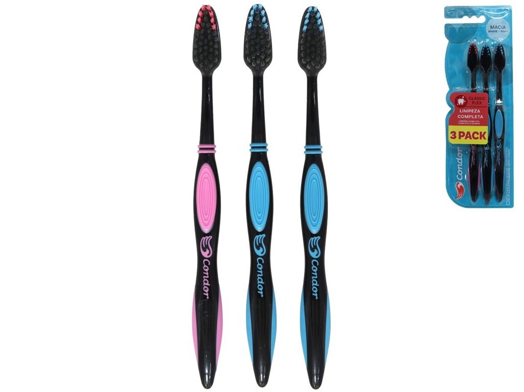 [140286] CEPILLO DENTAL CLASSIC CONDOR 24 CM 3 UDS