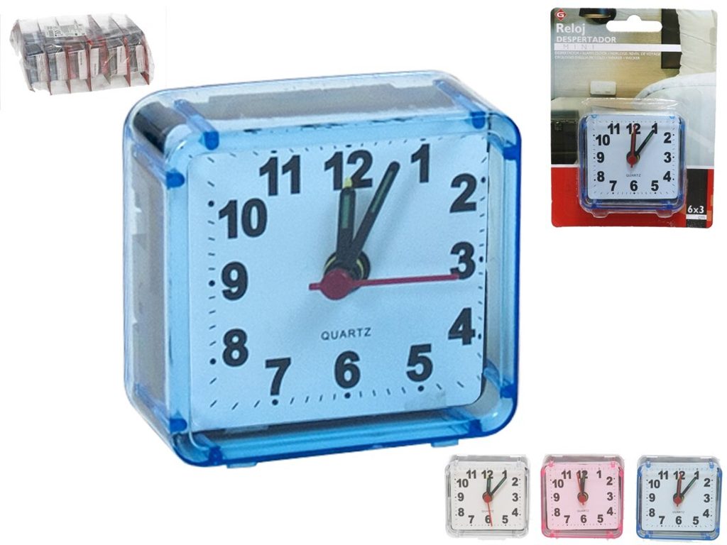 [140304] RELOJ DESPERTADOR MINI 6 CM