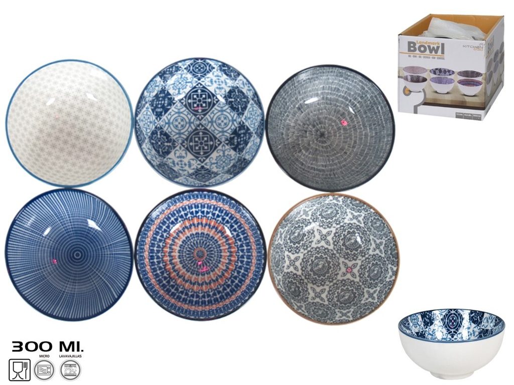 [140317] BOWL LANDMARK 6 SURTIDOS 11.2 CM