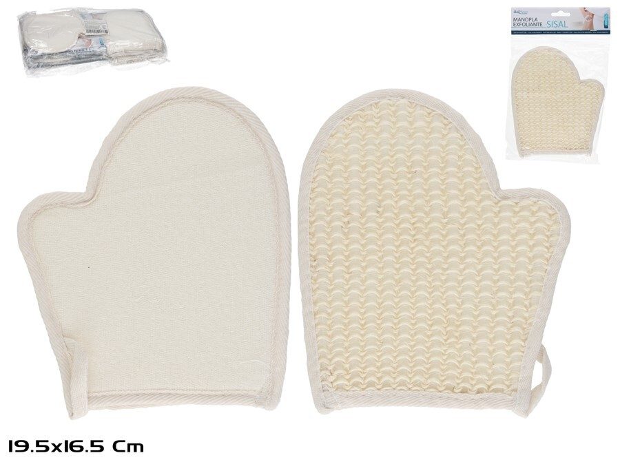 [140435] MANOPLA EXFOLIANTE SISAL 19 X 16 CM
