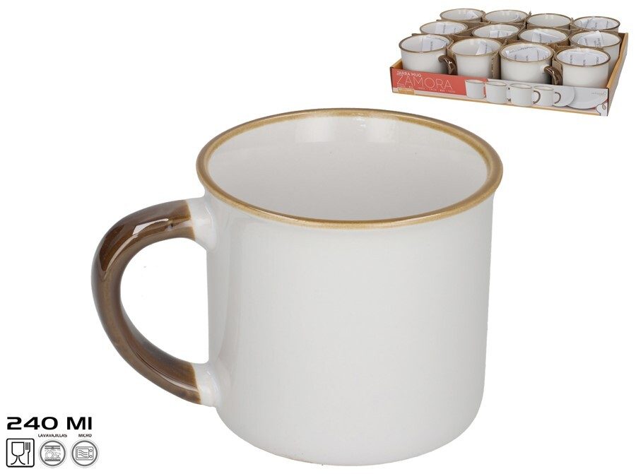 [140446] TAZA MUG GRES ZAMORA 240 ML