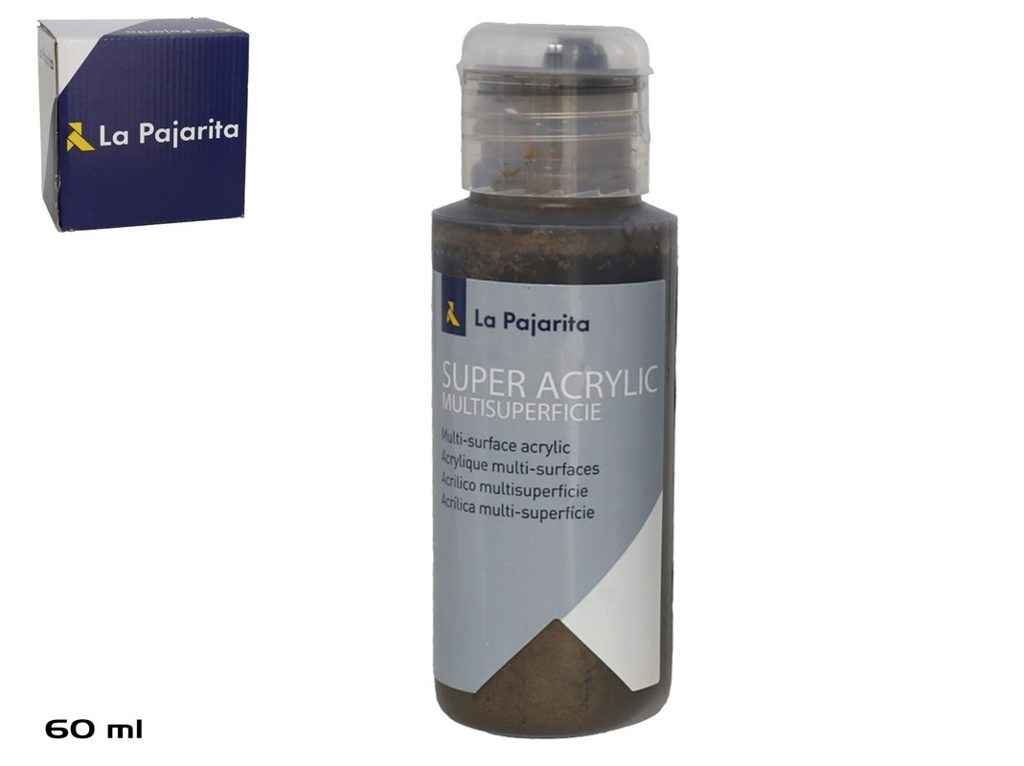 [140227] PAJARITA SUPER ACRYLIC MULTISUPERFICIE BRONCE 60 ML