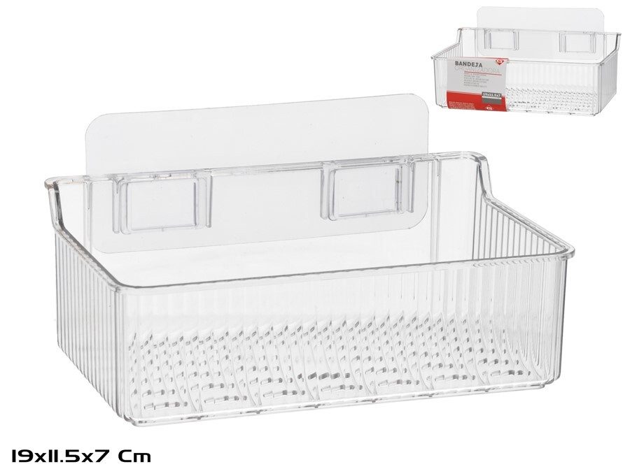 [140249] BANDEJA ORGANIZADORA TRANSLUCIDA 19 X 11.5 X 7 CM