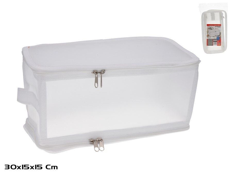 [140257] ORGANIZADOR PLEGABLE CON CREMALLERA 30 X 15 X 15 CM