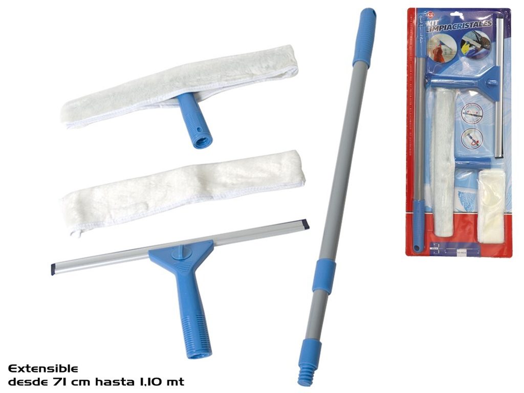 [134339] KIT LIMPIACRISTALES PLASTICO 110 CM