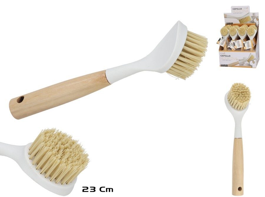 [139621] CEPILLO COCINA MANGO MADERA 22 X 5 X 3 CM