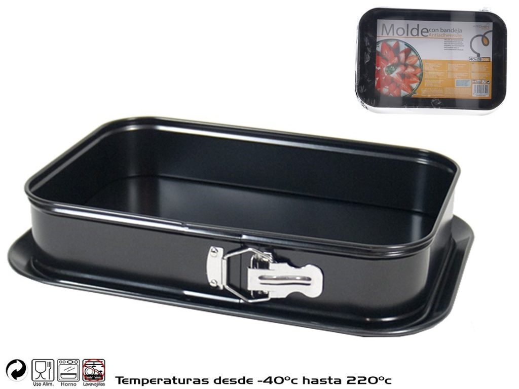 [111542] MOLDE CON BANDEJA ANTIADHERENTE 40X28 CM