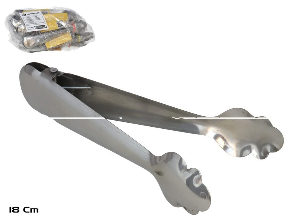 [138839] PINZA INOX PARA HIELO 18 CM