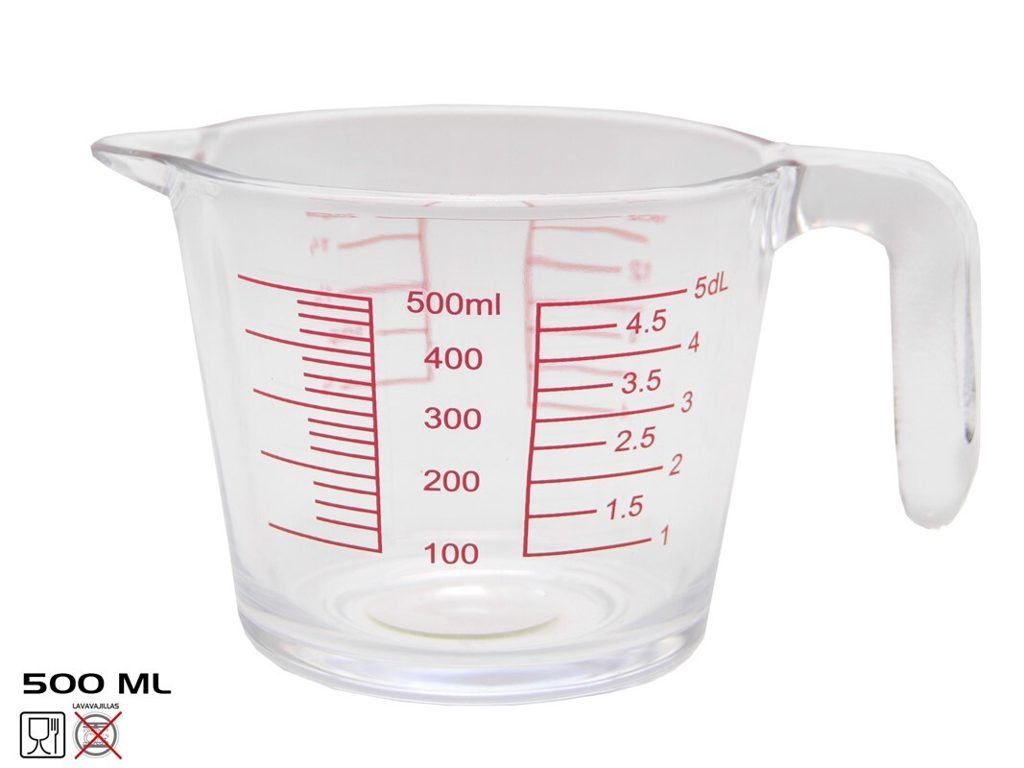 [138840] JARRA MEDIDORA CRISTAL LINDA 500 ML