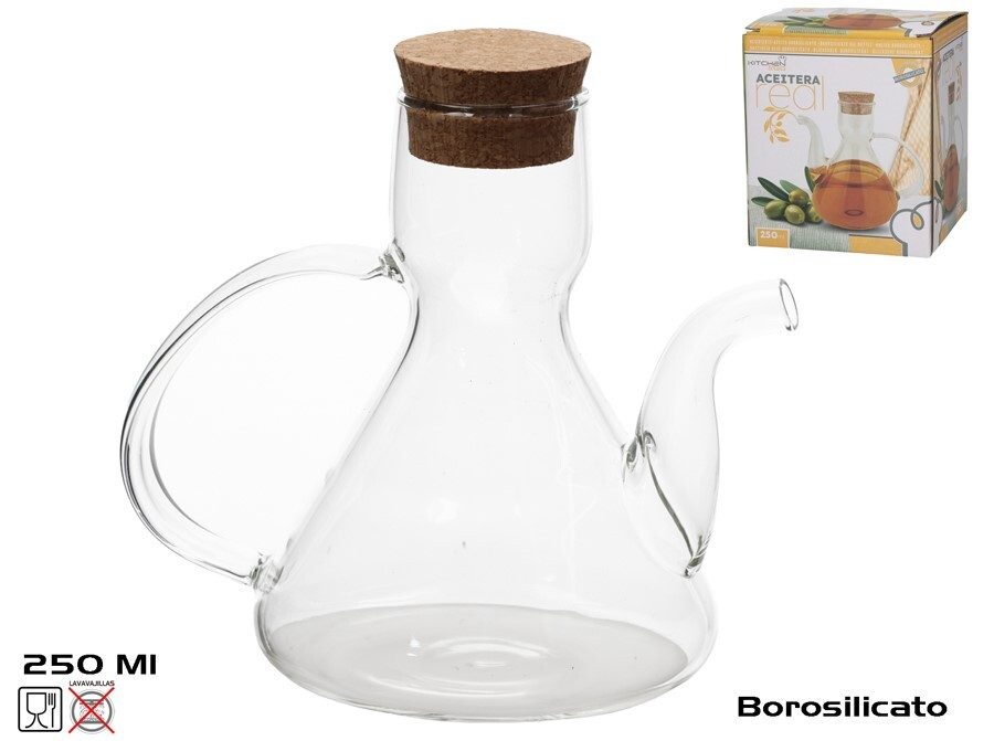 [138896] ACEITERA CRISTAL REAL BOROSILICATO 250 ML