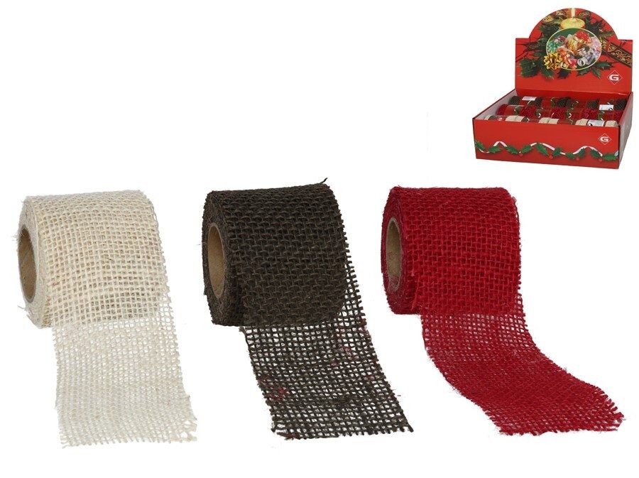 [132316] CINTA TELA SACO SURTIDOS 6 CM X 3 MTS