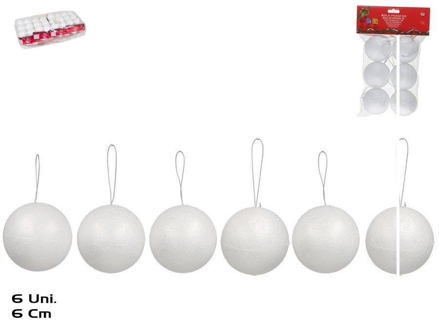 [138376] BOLA FOAM 6 CM 6 UDS