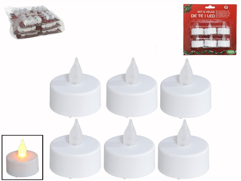 [138410] VELAS TE 1 LED 4 X 4 CM 6 UDS