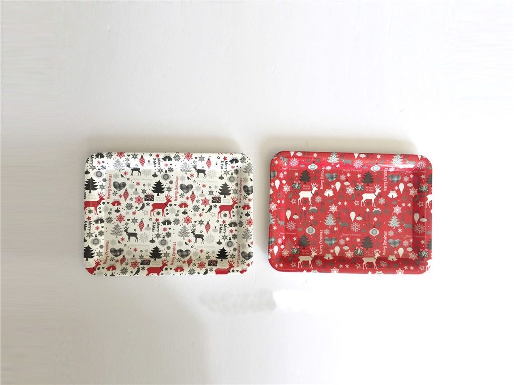 [138483] BANDEJA MULTIUSOS MOSAICO NAVIDAD 29 X 22 CM