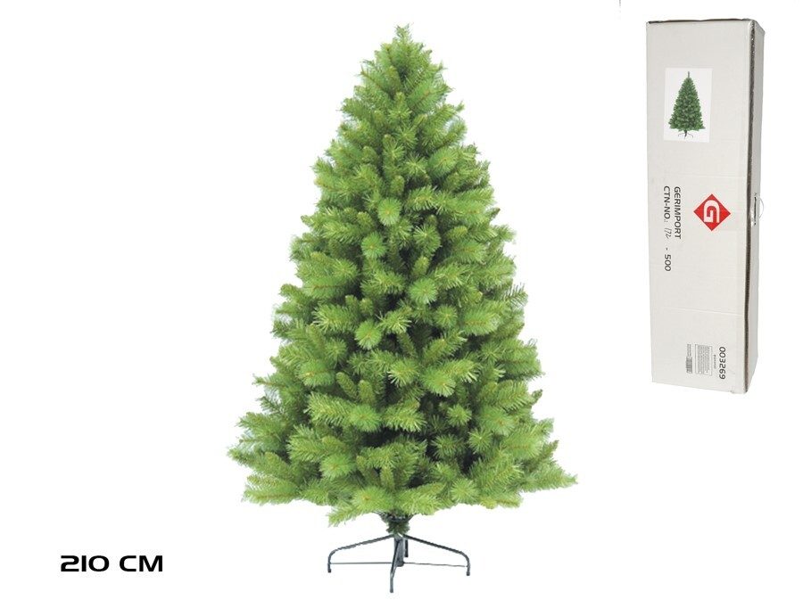 [138503] ARBOL NAVIDAD JAMES B/METAL 1111 PUNTAS 210 CM