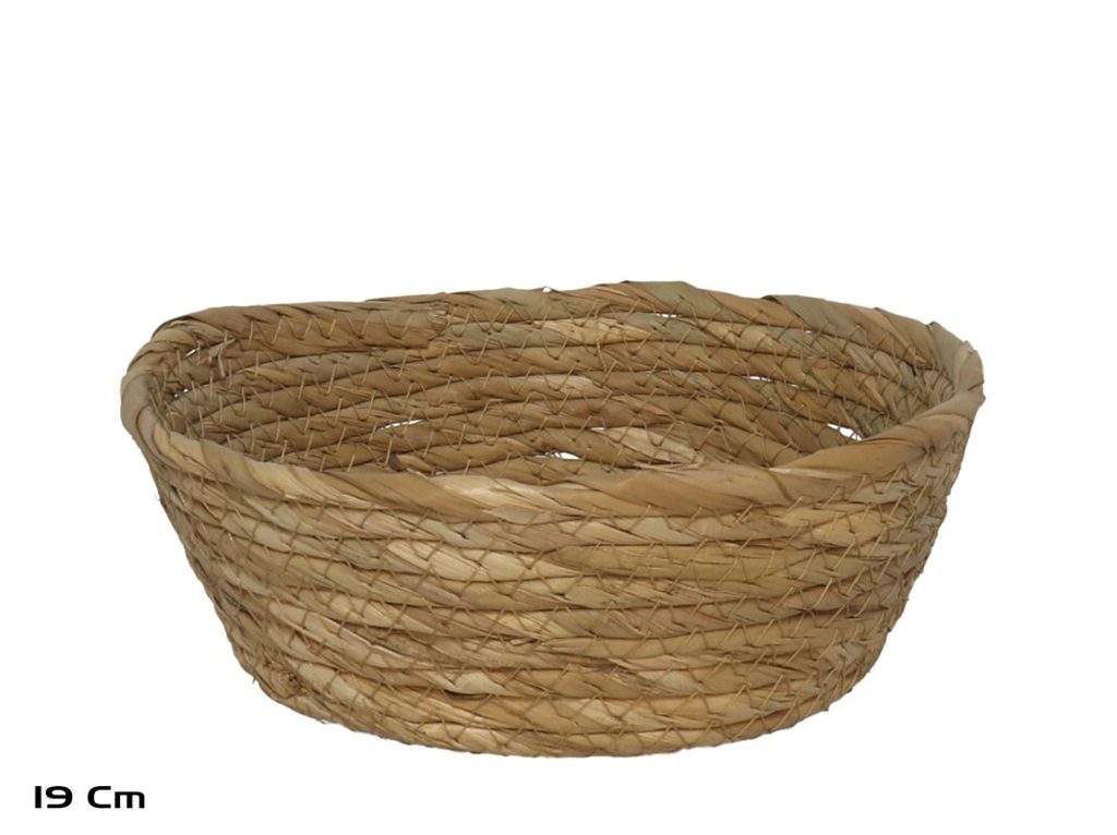 [138691] CESTO REDONDO ALMAGRO NATURAL 19 X 7 CM