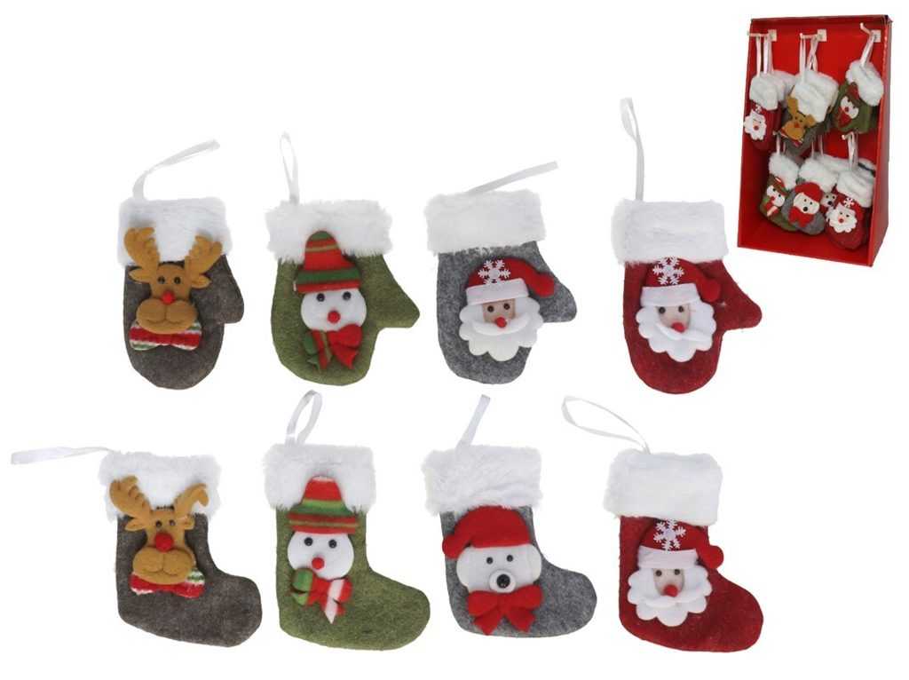 [138718] COLGANTE XMAS 8 SURTIDOS 11 X 14 CM