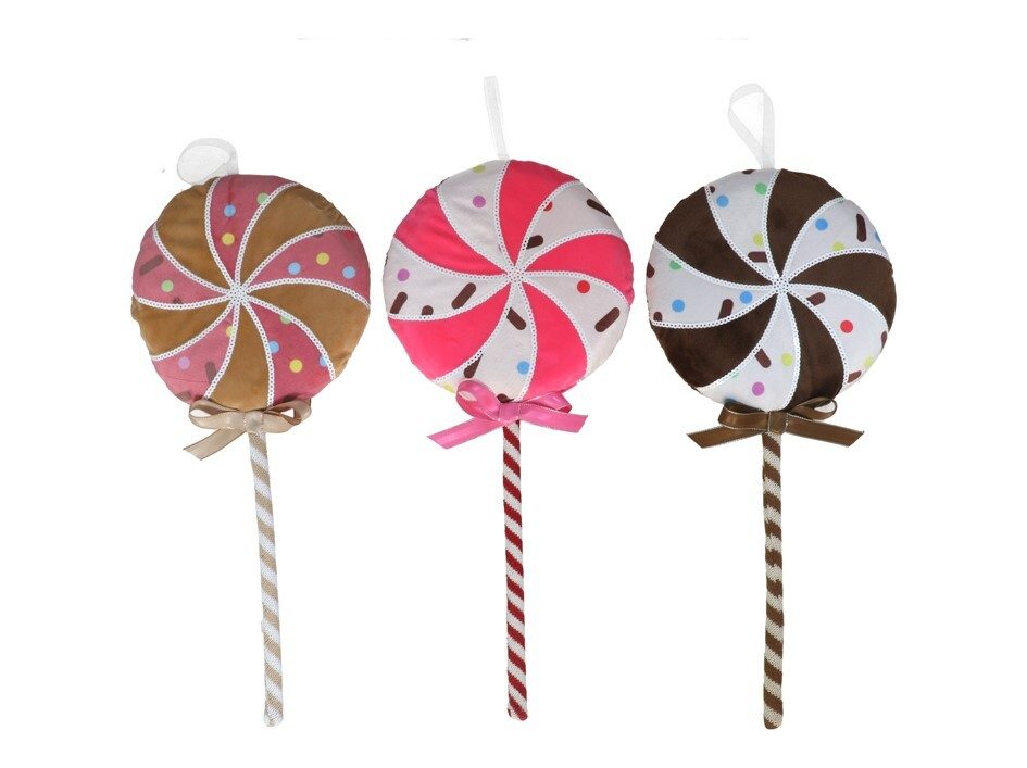 [138723] PIRULETA DECORADA NAVIDAD 3 SURTIDOS 21 X 5 X 47 CM