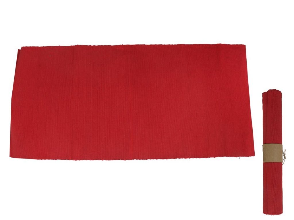 [138740] CAMINO DE MESA LOVE ROJO 35 X 150 CM