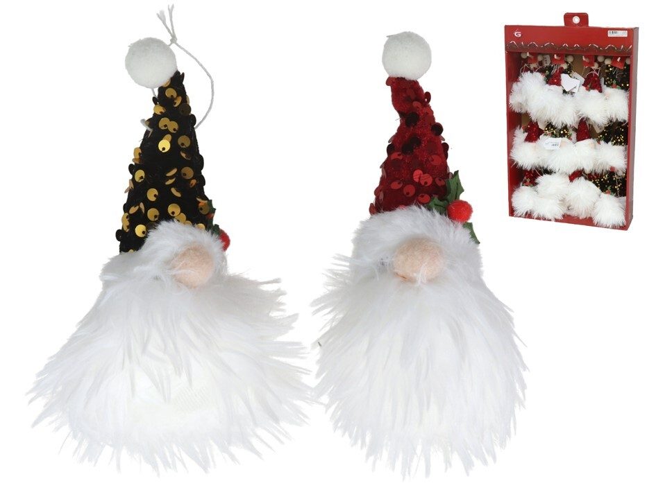 [138746] COLGANTE SANTA BRILLO 2 SURTIDOS 19 CM