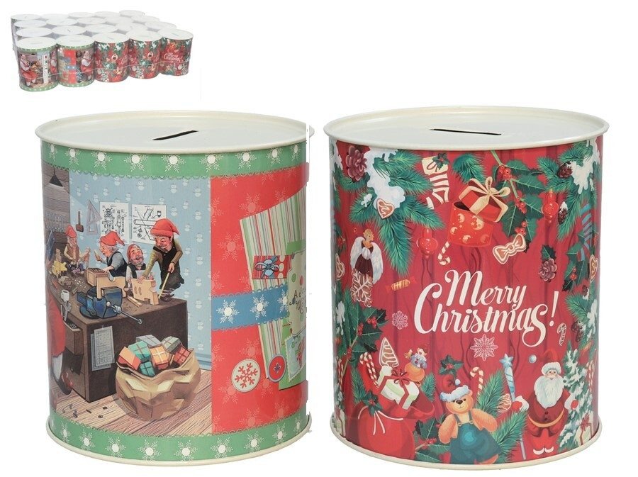 [138758] HUCHA METAL DECORACION NAVIDAD 11 X 13 CM