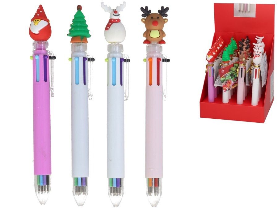 [138771] BOLIGRAFO PVC DECORADO MULTICOLOR MODELOS SURTIDOS