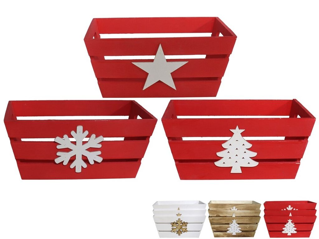 [138779] CAJA MADERA TRAPEZOIDAL 9 SURTIDOS 28 X 20 X 13 CM