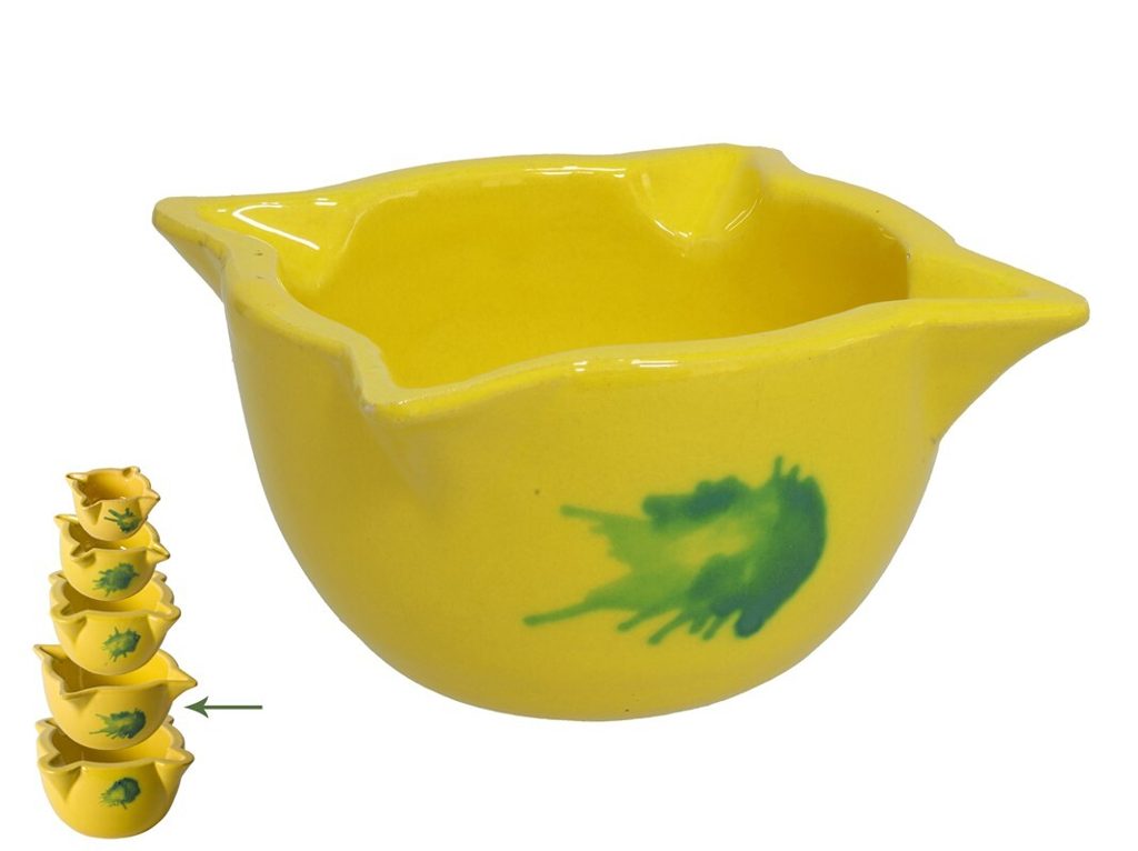 [100818] MORTERO AMARILLO 13CM
