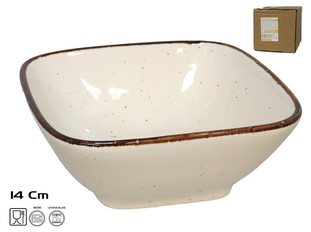 [132354] BOWL DYLAN PORCELANA 14 X 14 X 6 CM