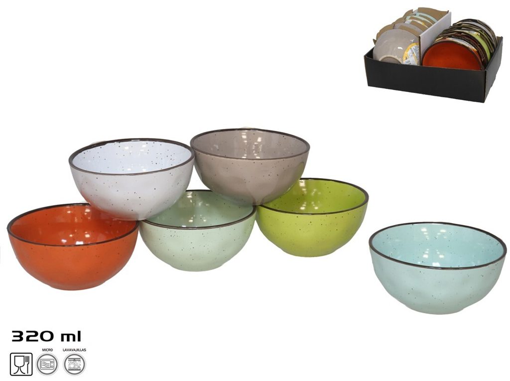 [138017] BOWL PERSA 6 SURTIDOS 320 ML
