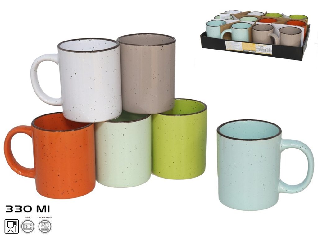 [138018] TAZA MUG PERSA 6 SURTIDOS 330 ML
