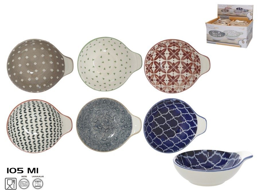 [138023] BOWL APERITIVO PORCELANA GANDIA 11.5 X 9.5 X 3.8 CM