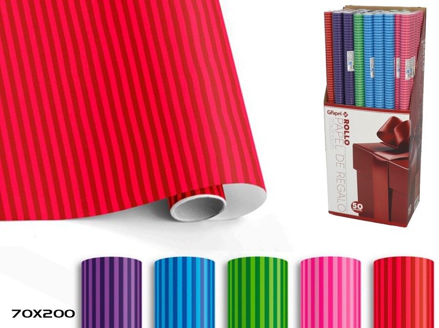 [138031] ROLLO PAPEL REGALO INFAINITY 0.70 X 2 MTS
