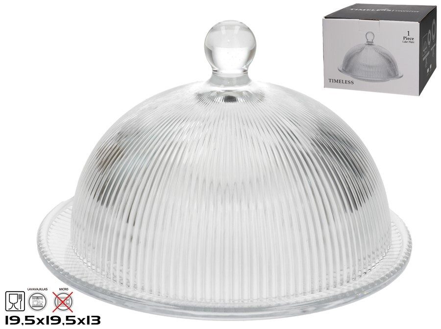 [138040] TARTERA CRISTAL CLAUDIA 19.5 X 13 CM