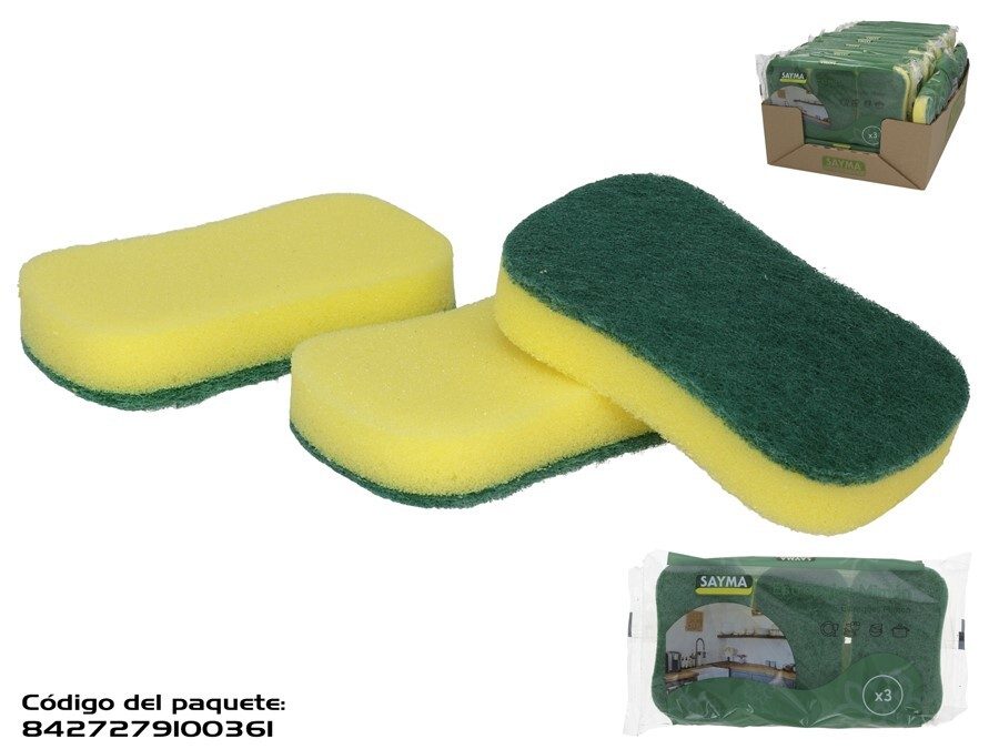 [65104] ESTROPAJO MIMON VAJILLAS 3 UDS