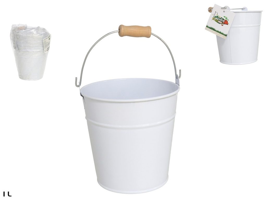 [113837] CUBO ZINCADO ROLY 1 LTS BLANCO