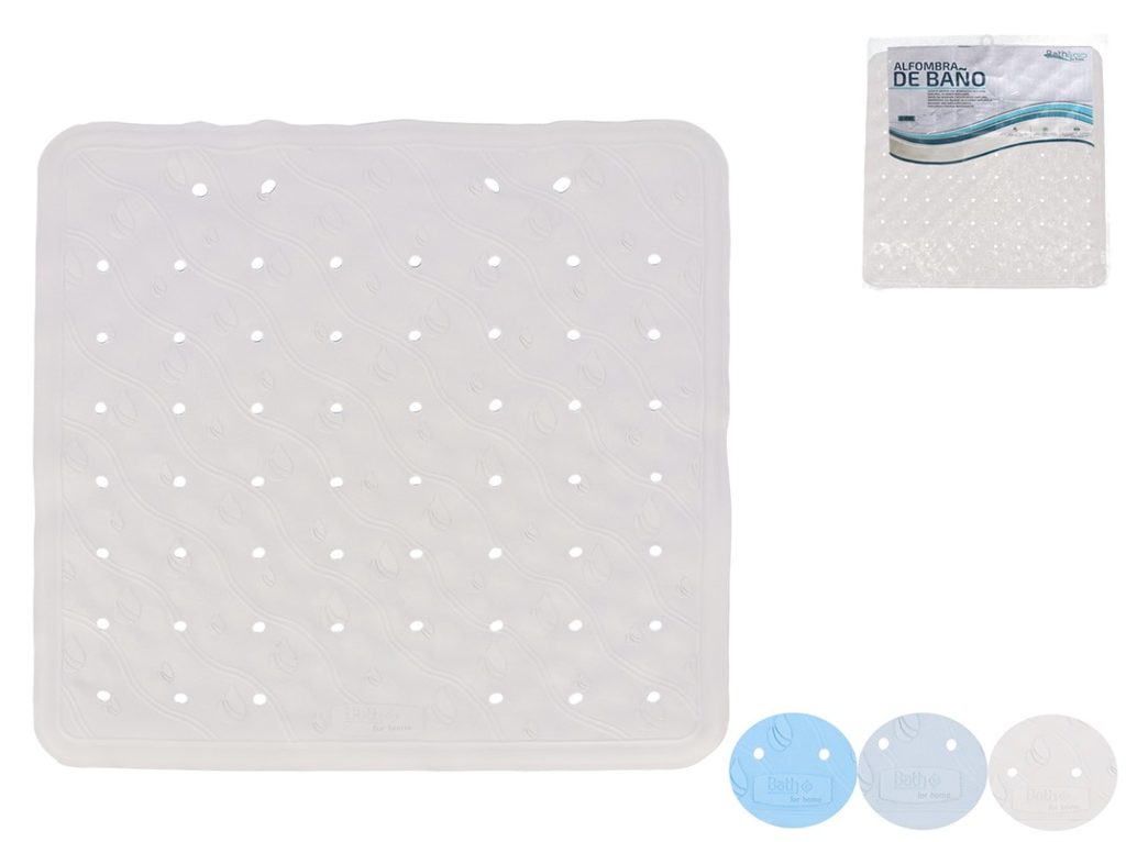 [137225] ALFOMBRA GOMA NATURAL 3 SURTIDOS 45 X 45 CM
