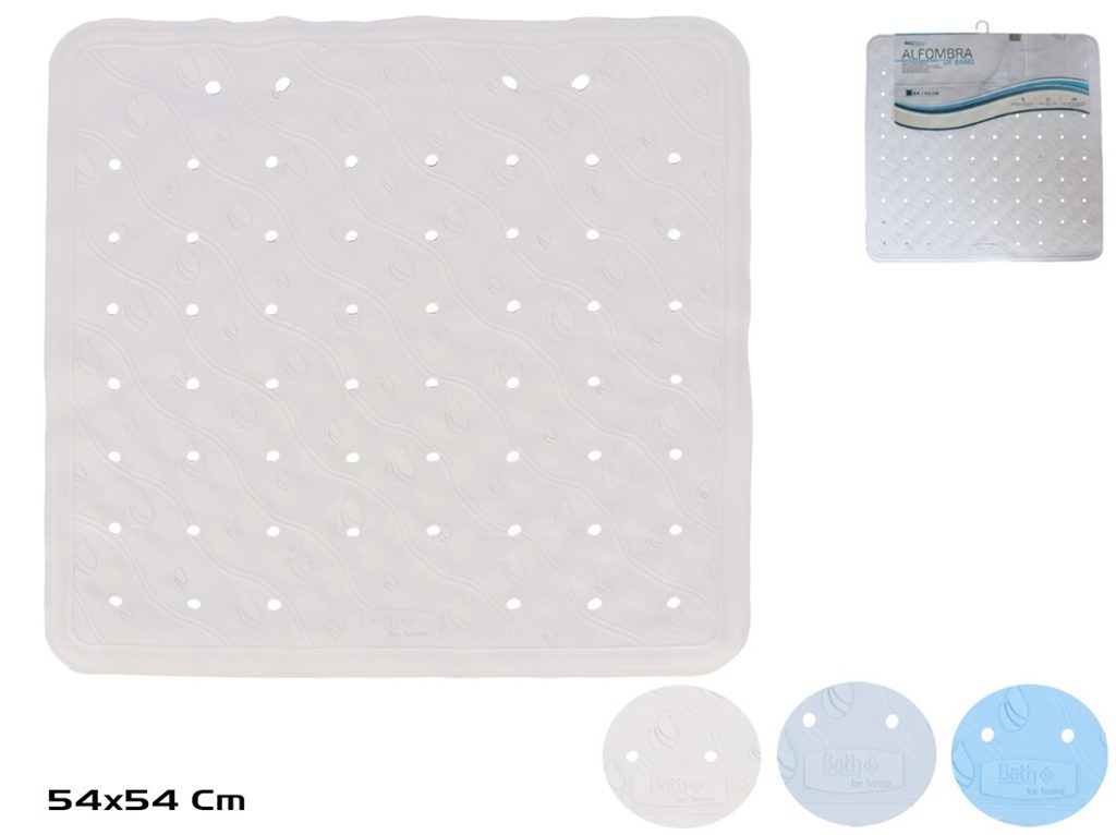 [137227] ALFOMBRA GOMA NATURAL 3 SURTIDOS 54 X 54 CM